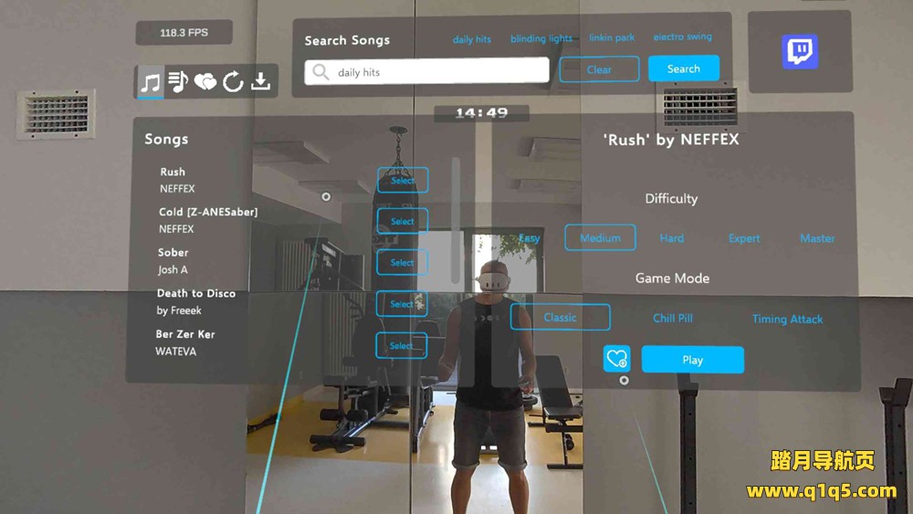 Meta Quest 游戏《相当我的节奏》Quite My Tempo