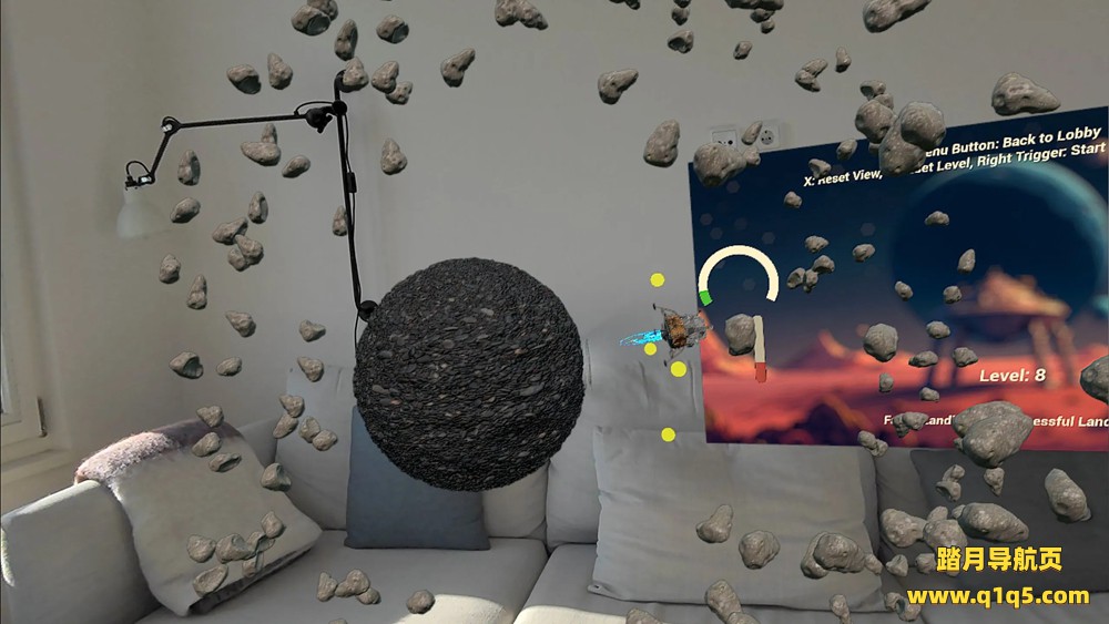 Meta Quest 游戏《行星着陆器》Planet Lander