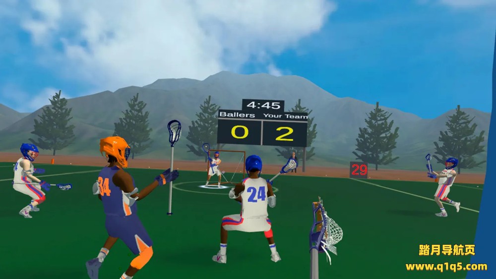 Meta Quest 游戏《球员模拟》LAX VR