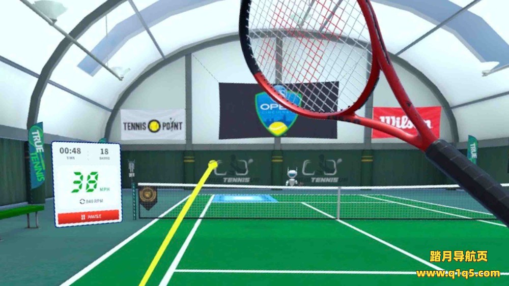 Oculus Quest 游戏《真实网球》TrueTennis