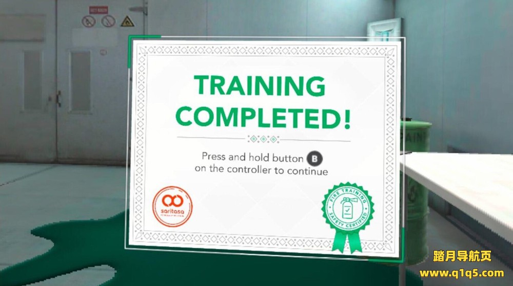 OculusQuest 游戏《灭火器培训》Fire Extinguisher Training