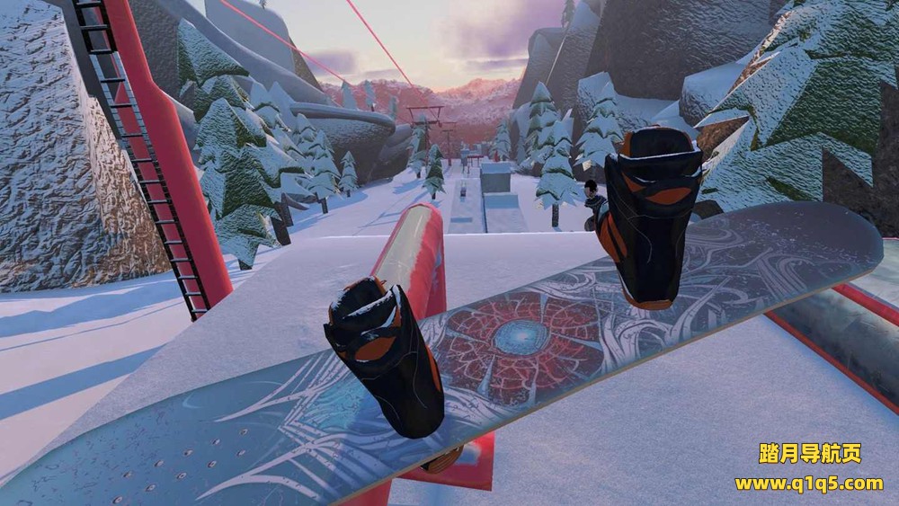 Meta Quest 游戏《滑雪板》Slowp VR