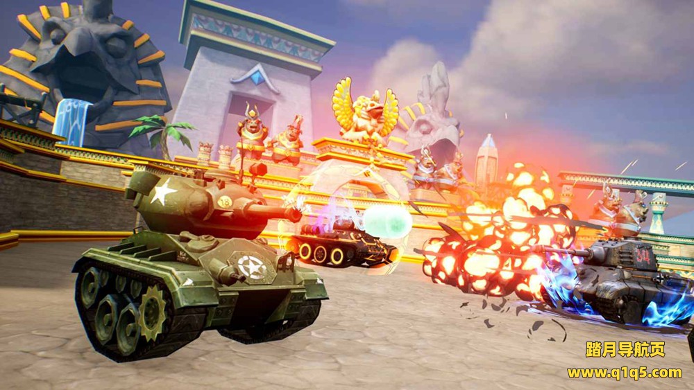 Oculus Quest 游戏《坦克竞技场 VR》World War Toons- Tank Arena VR