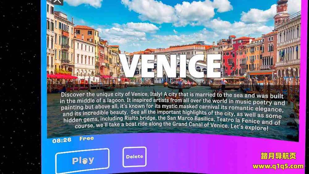 Oculus Quest 游戏《旅行VR》TriptoVR- Travel The World, Explore and Relax.