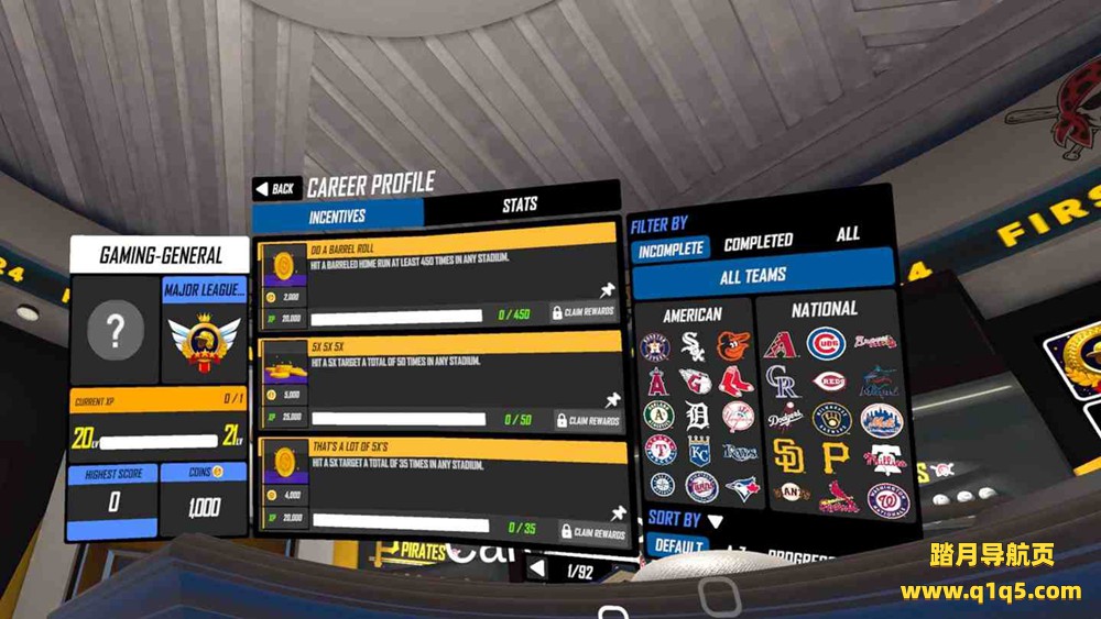 Oculus Quest 游戏《美国职棒大联盟本垒打 VR》MLB Home Run Derby VR!