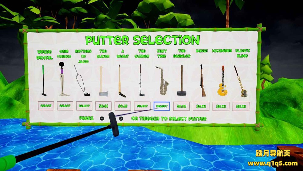 Oculus Quest 游戏《趣味迷你高尔夫》Mini Golf Hustler