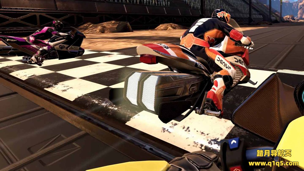 Meta Quest 游戏《悬浮摩托车竞赛》VRacer Hoverbike