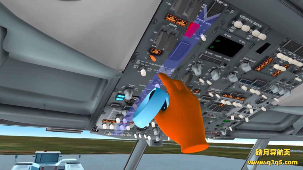 Oculus Quest 游戏《VRflow B737NG》飞行模拟 空客B737N