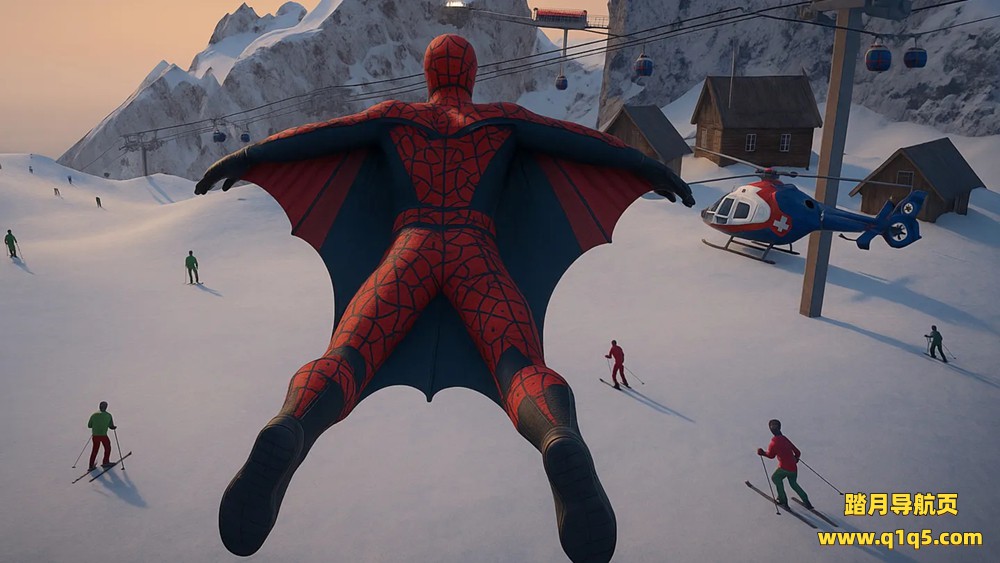 Meta Quest 游戏《翼装飞行定点跳伞》Wing Suit Flying Base Jump Game