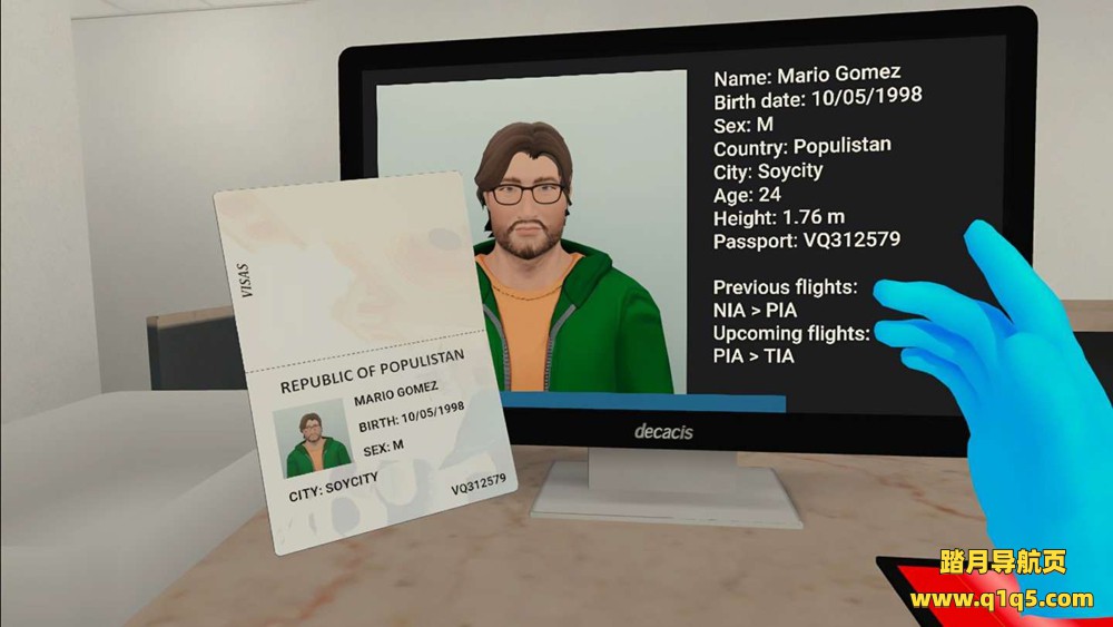 Oculus Quest 游戏《机场安检》Nothing to Declare