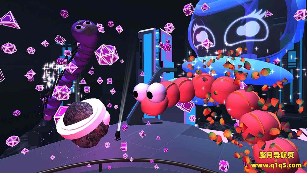 Oculus Quest 游戏《VR贪吃蛇》Space Slurpies