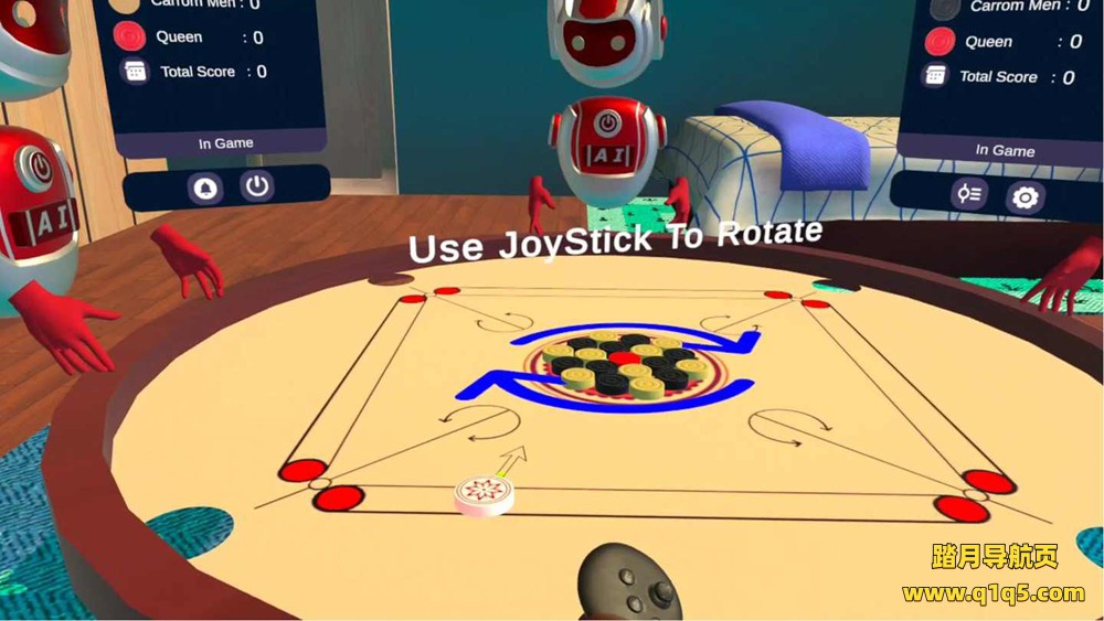 Meta Quest 游戏《皇家卡罗姆》RealCarrom