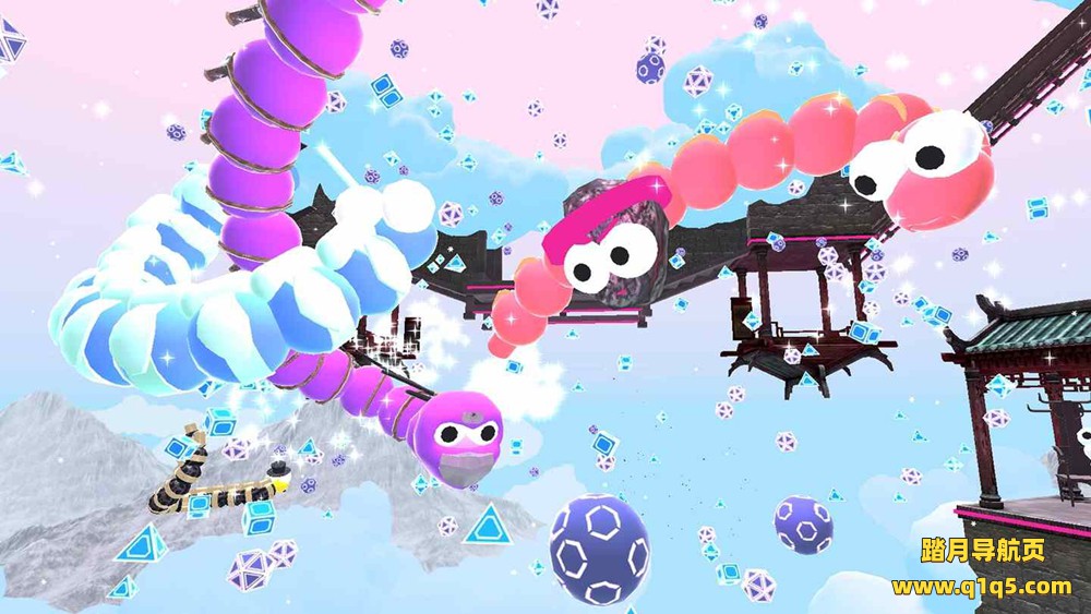 Oculus Quest 游戏《VR贪吃蛇》Space Slurpies