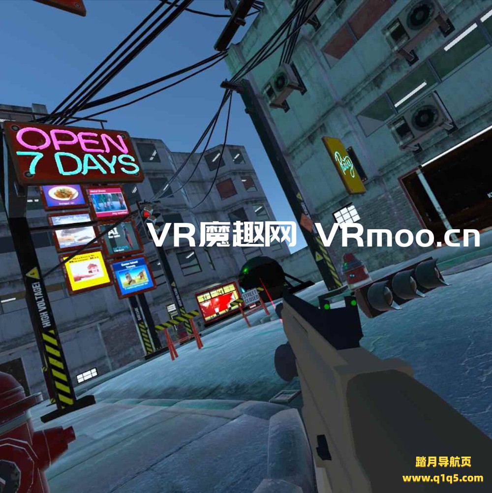 Meta Quest 游戏《Cyber City VR》网络城市 VR