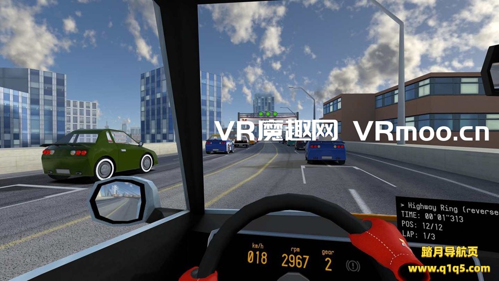 Oculus Quest 游戏《V-Speedway》模拟赛车驾驶VR