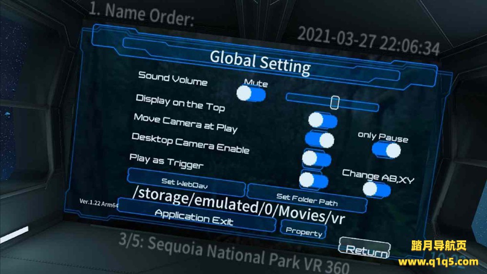 Oculus Quest 游戏《Channel Player》频道播放器