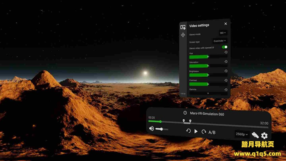 Meta Quest 应用《StartVR 视频播放器》StartVR Streaming Video Player