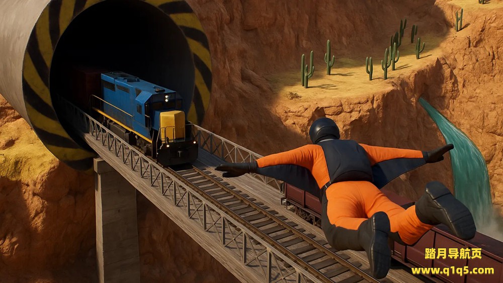 Meta Quest 游戏《翼装飞行定点跳伞》Wing Suit Flying Base Jump Game