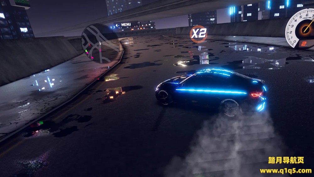 Meta Quest 游戏《开放世界竞速：赛博朋克之城》Open World Racing- Cyberpunk City