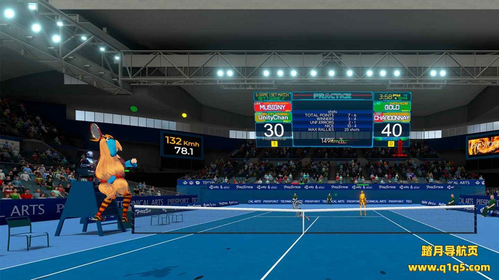 Oculus Quest 游戏《真实卡通网球》CYBER TENNIS