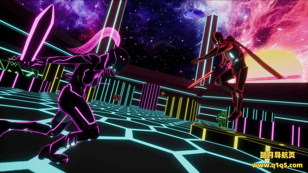 Oculus Quest 游戏《霓虹骑士》Knights of Neon