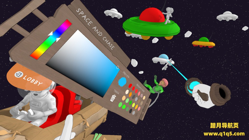 OculusQuest 游戏《滑稽的配色玩家》Colorway Antics