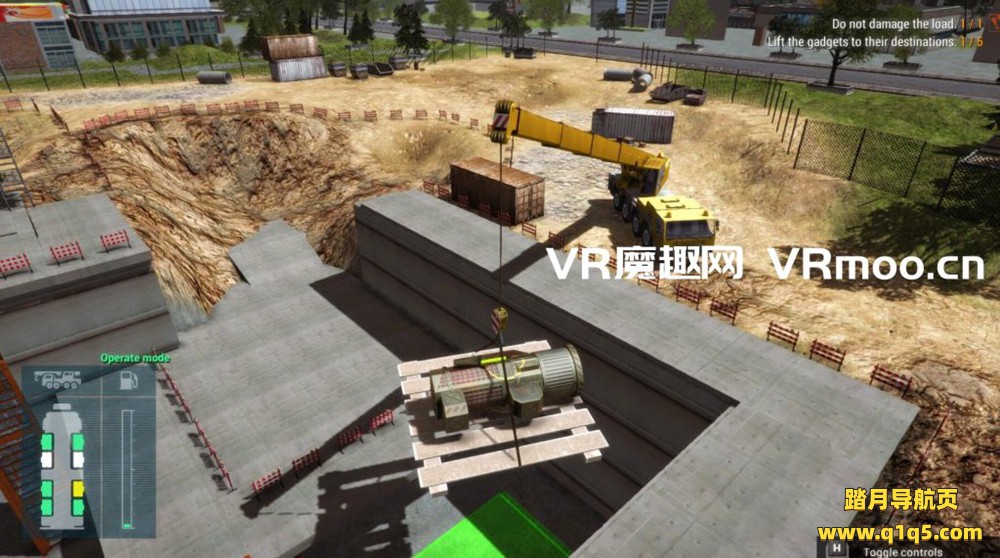 Oculus Quest 游戏《Construction Machine Simulator》工程机械模拟器