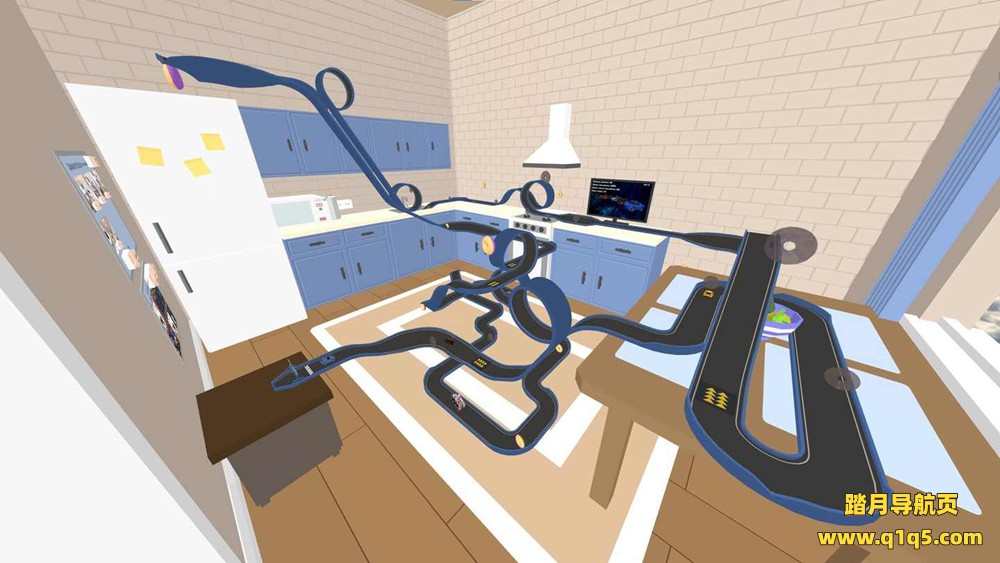 Oculus Quest 游戏《特技赛道建设者》Stunt track builder