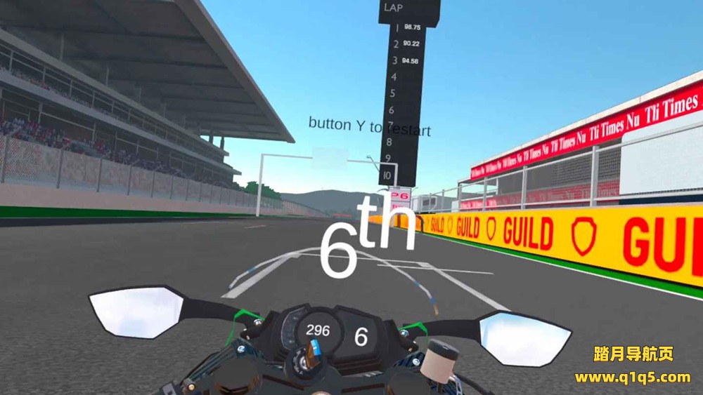 Oculus Quest 游戏《摩托车赛车VR》Motorcycle Racing VR