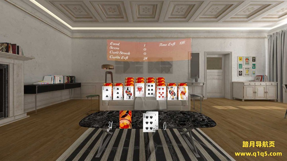 Oculus Quest 游戏《蜘蛛纸牌》Tripeaks Dreamland VR