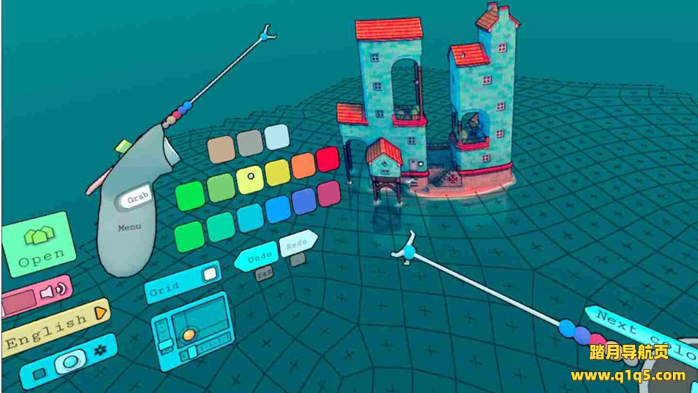 Oculus Quest 游戏《城镇叠叠乐》Townscaper