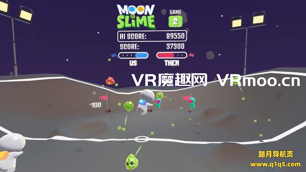 Oculus Quest 游戏《Moon Slime- Space Sport VR》月球史莱姆:太空运动
