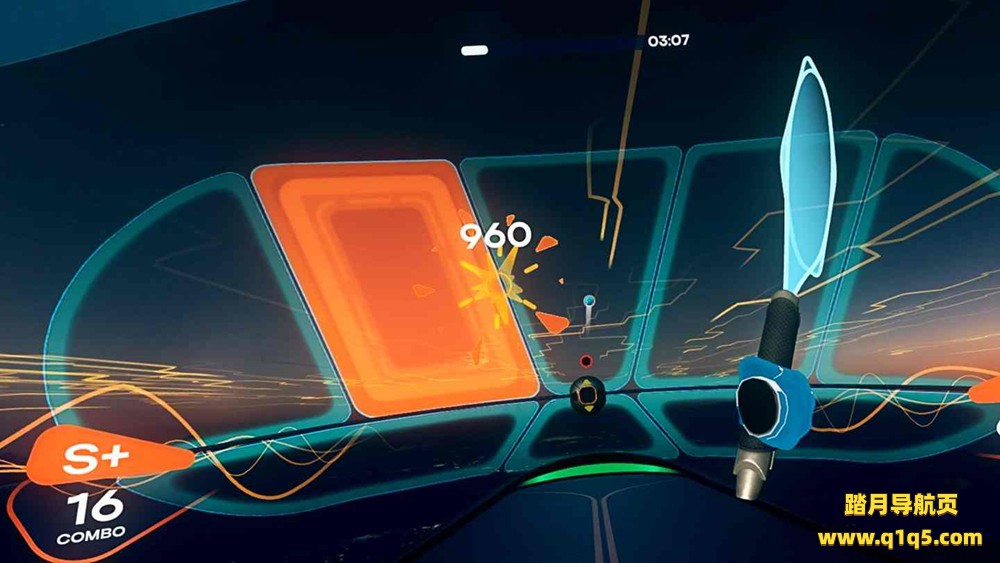 Meta Quest 游戏《朋克网球》Cyberfit Tennis