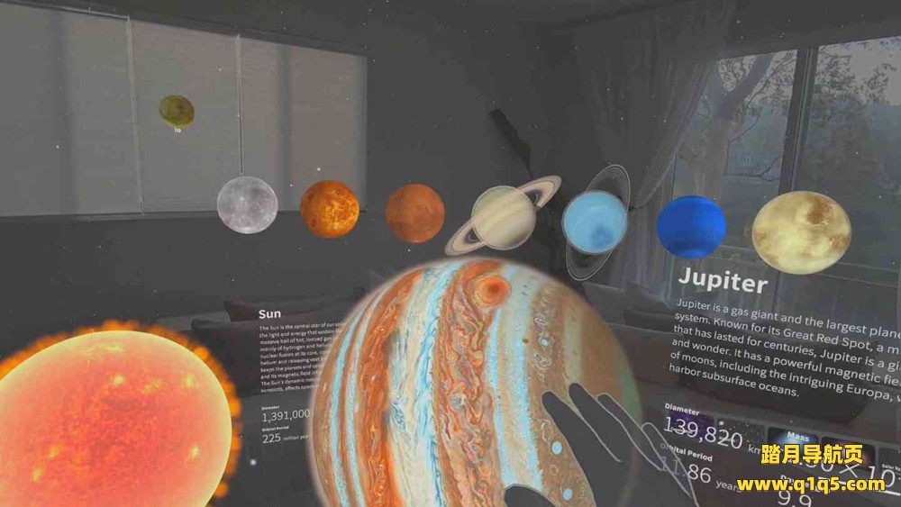 Meta Quest 游戏《房间里的宇宙XR空间》Cosmic XR – Space In Your Room