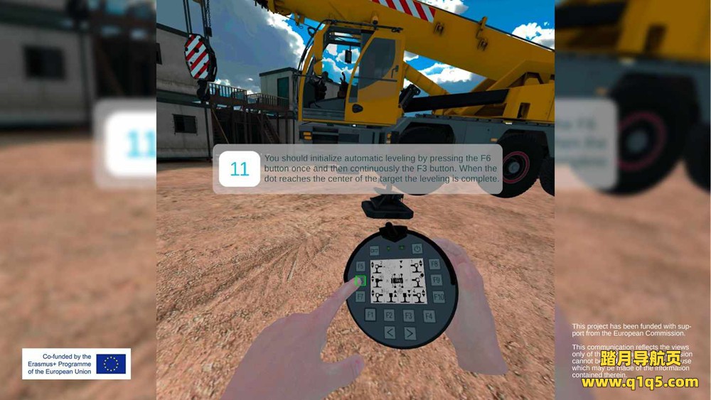 Oculus Quest 游戏《起重机培训》CRANES 4.0- VR for training