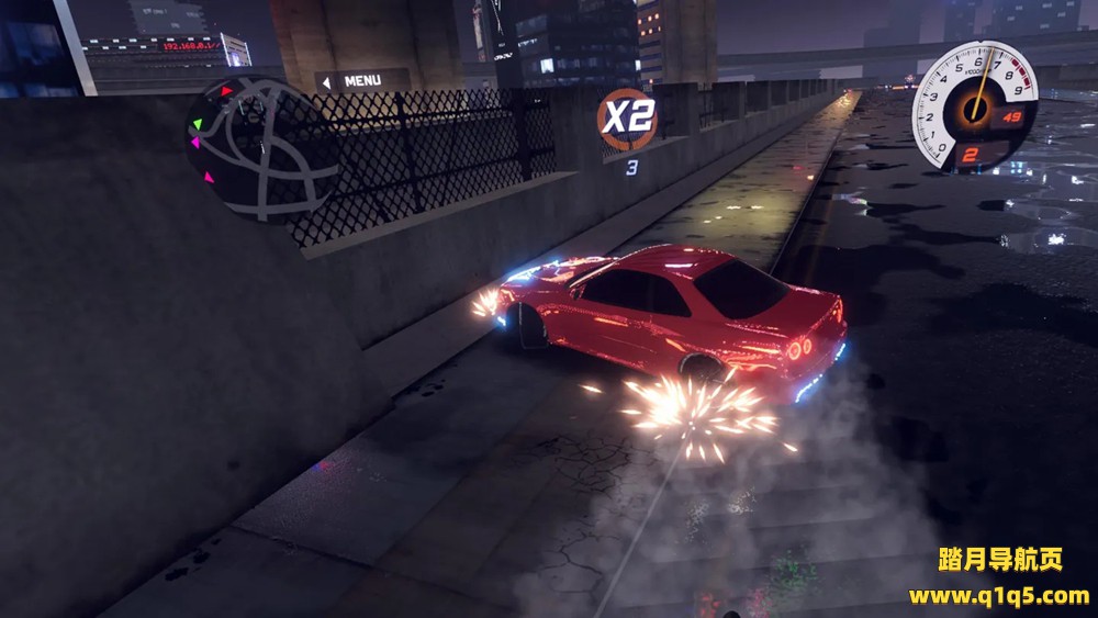 Meta Quest 游戏《开放世界竞速：赛博朋克之城》Open World Racing- Cyberpunk City