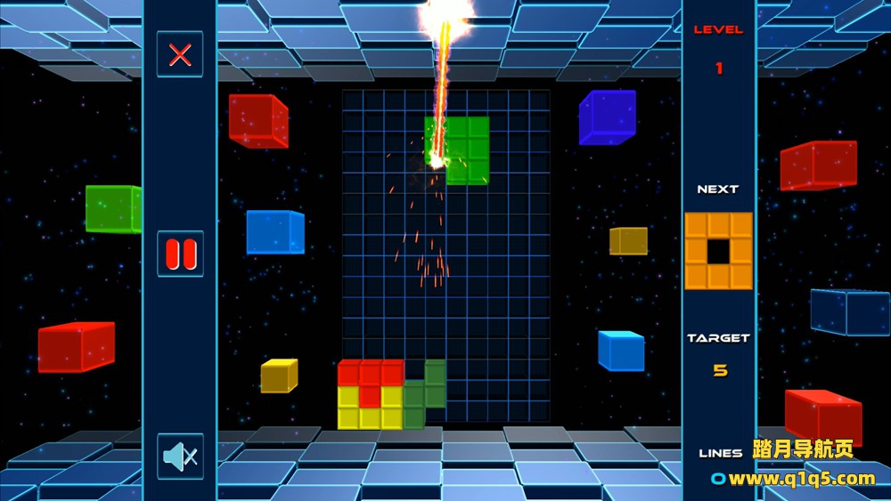 Oculus Quest 游戏《Shoottris VR》经典积木