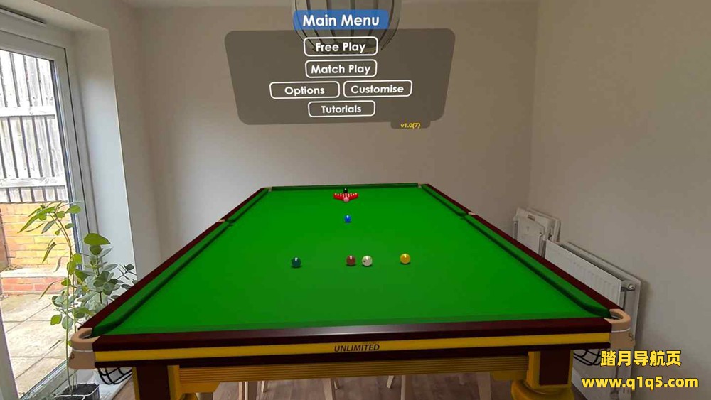 Meta Quest 游戏《无限斯诺克》Unlimited Snooker