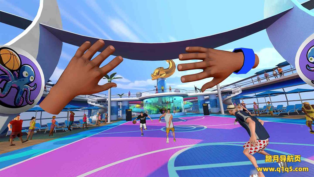 Oculus Quest 游戏《热血篮球》Blacktop Hoops VR