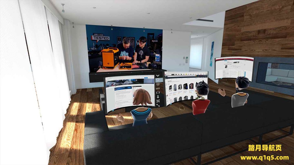 Oculus Quest 游戏《互动大屏幕》Bigscreen Beta