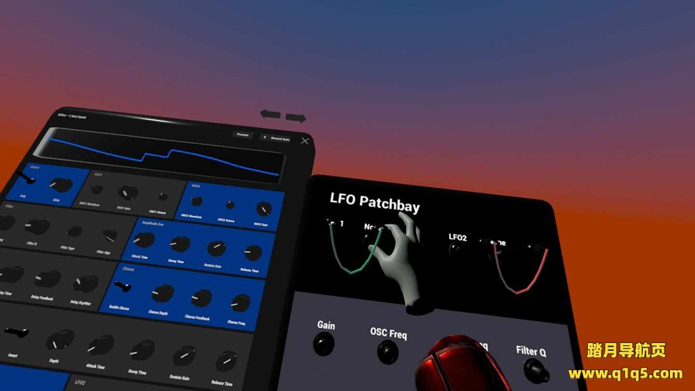 Oculus Quest 游戏《瞬变音乐》Tranzient