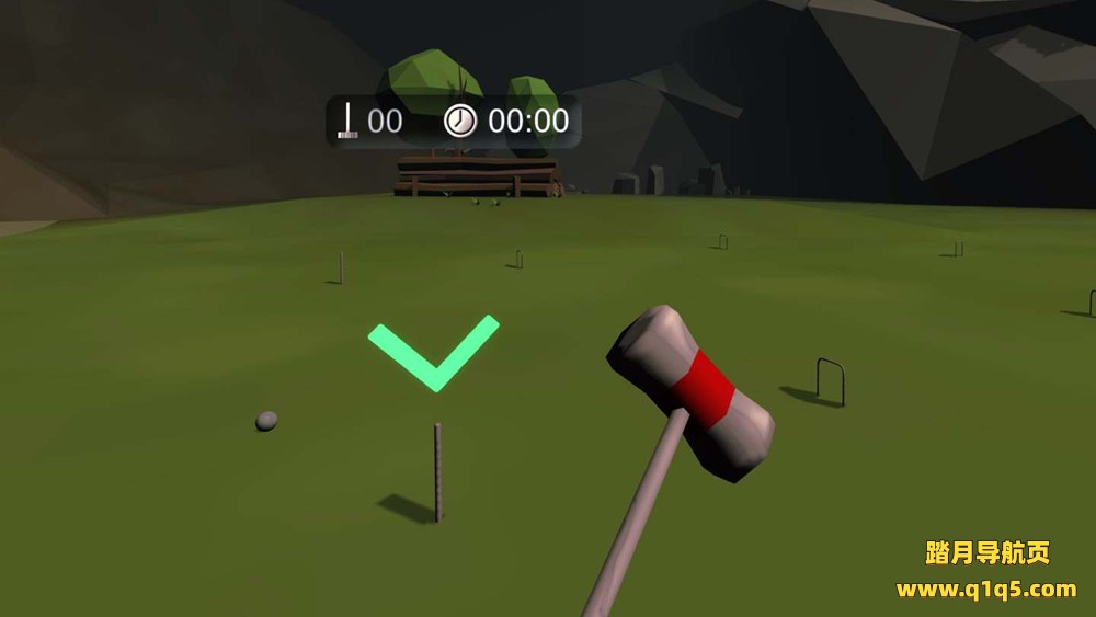 Oculus Quest 游戏《疯狂高尔夫》Crazy Croquet