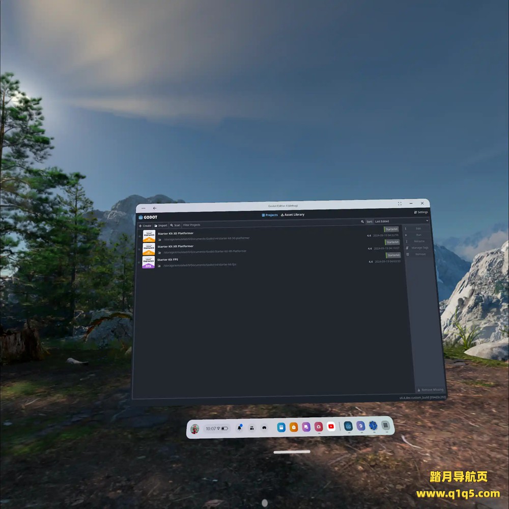 Oculus Quest 工具《Godot 编辑器 4》Godot Editor 4