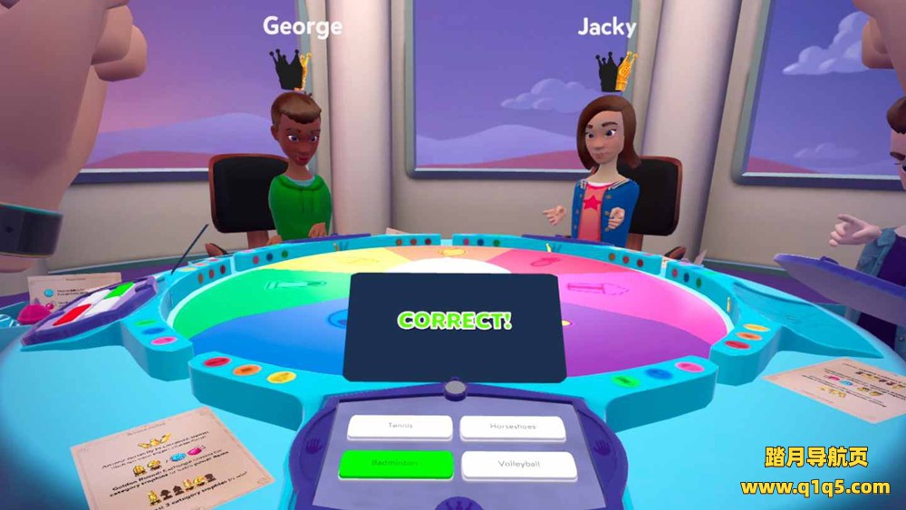 Oculus Quest 游戏《迷你竞赛》Trivia Crack VR