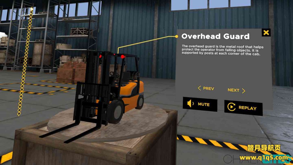 Oculus Quest 游戏《叉车驾驶模拟器》Chalkbites Forklift Simulator