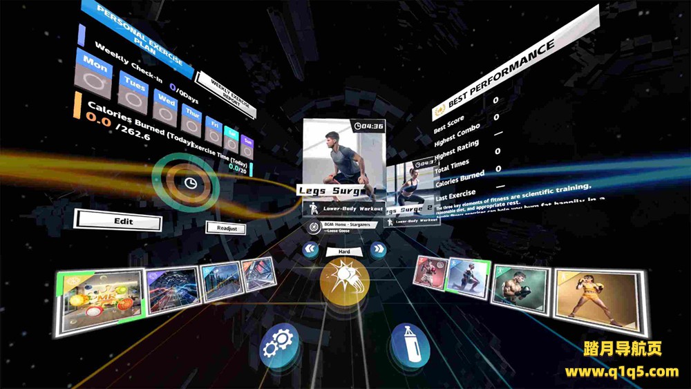 Oculus Quest 游戏《健康锻炼》FITNESS