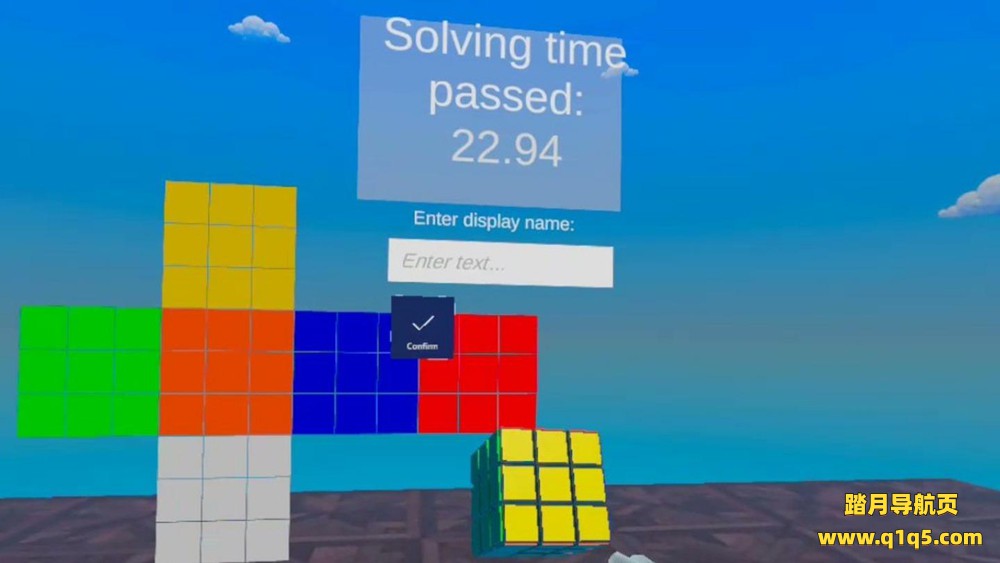 Oculus Quest 游戏《手势魔方》Speed Cube