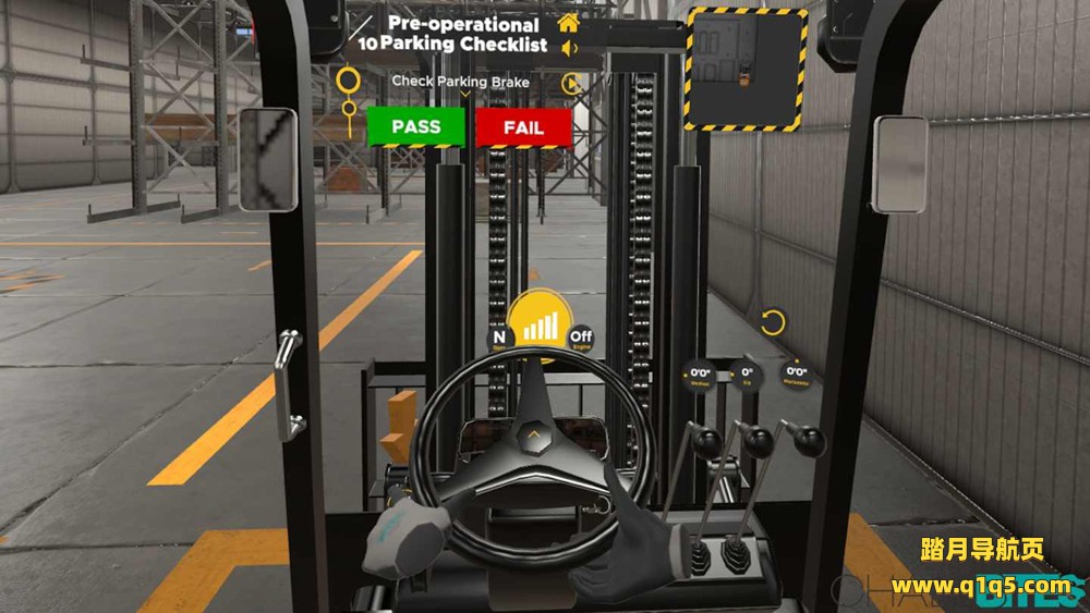 Oculus Quest 游戏《叉车驾驶模拟器》Chalkbites Forklift Simulator