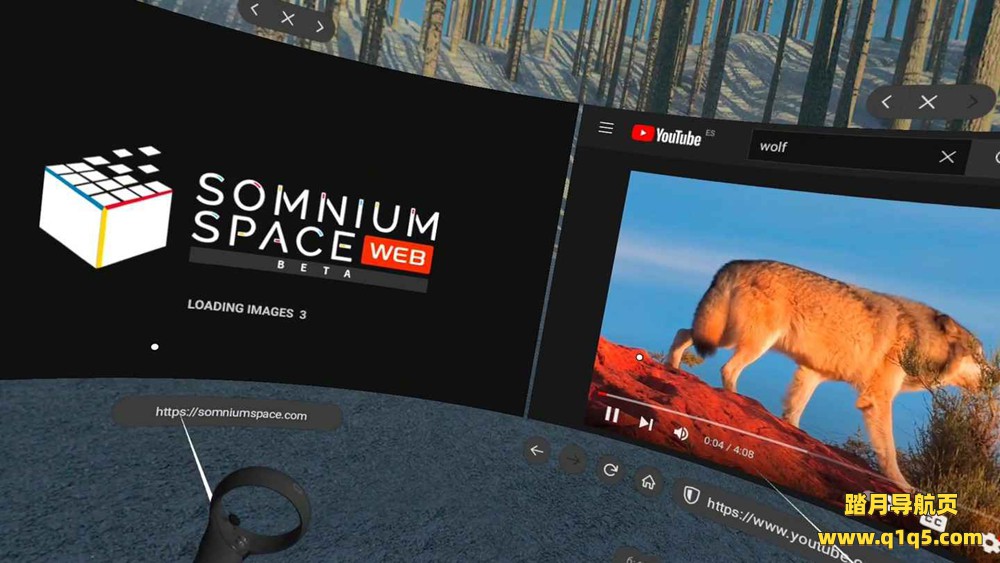 Oculus Quest 应用《狼浏览器》Wolvic