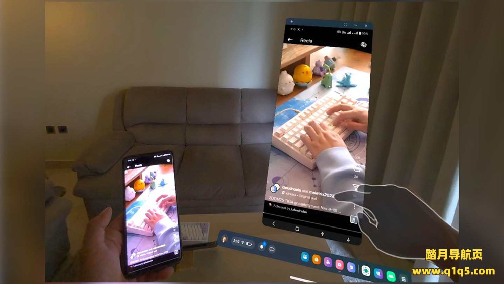 Oculus Quest 应用《空间电话：镜像与控制》Spatial Phone- Mirror Control